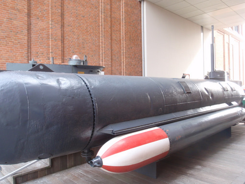 WWII Mini-Sub with Torpedo.
